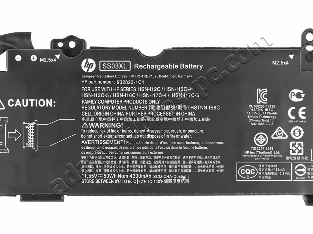 Original Bateria HP EliteBook 840 G5 4330mAh 50Wh