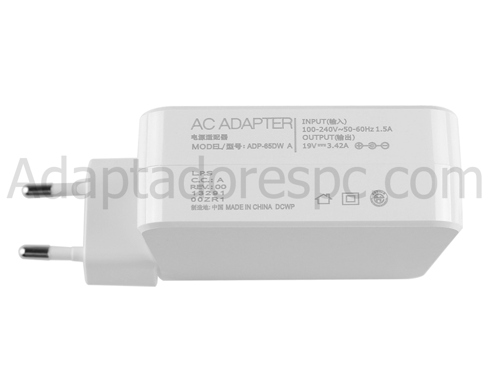 65W Huawei HW-190340E00 AC Adaptador Carregador