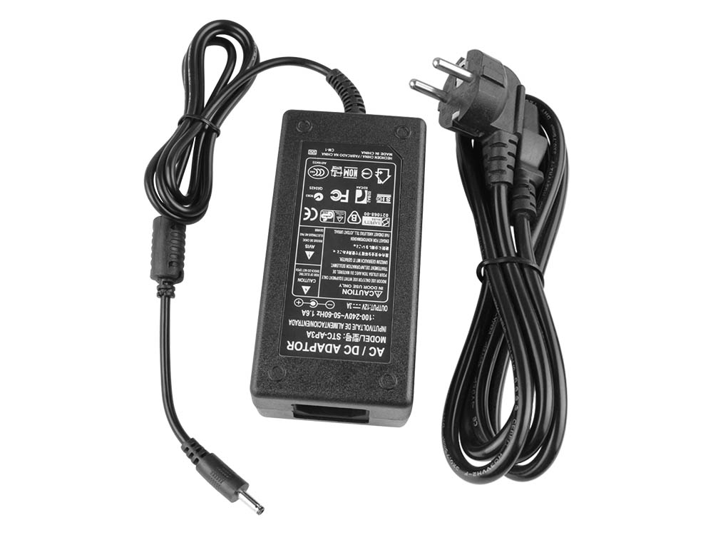 36W Gateway GWTN141-1PR GWTN141-1BK Adaptador AC Carregador + Cabo