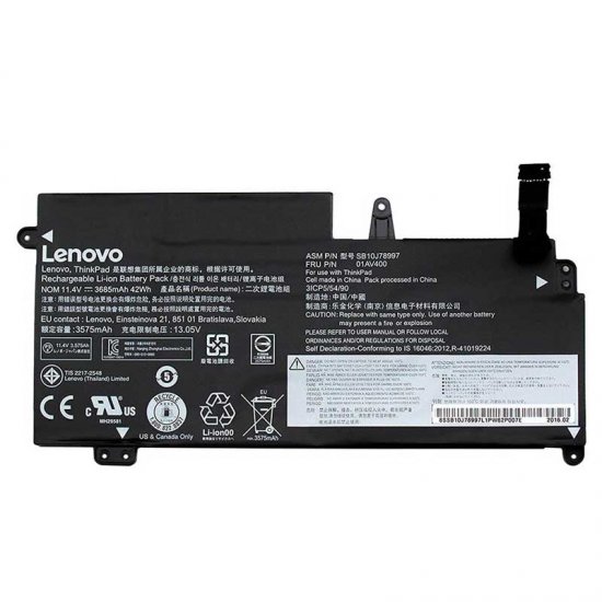 Bateria Original Lenovo 01AV401 42Whr  Clique na imagem para fechar