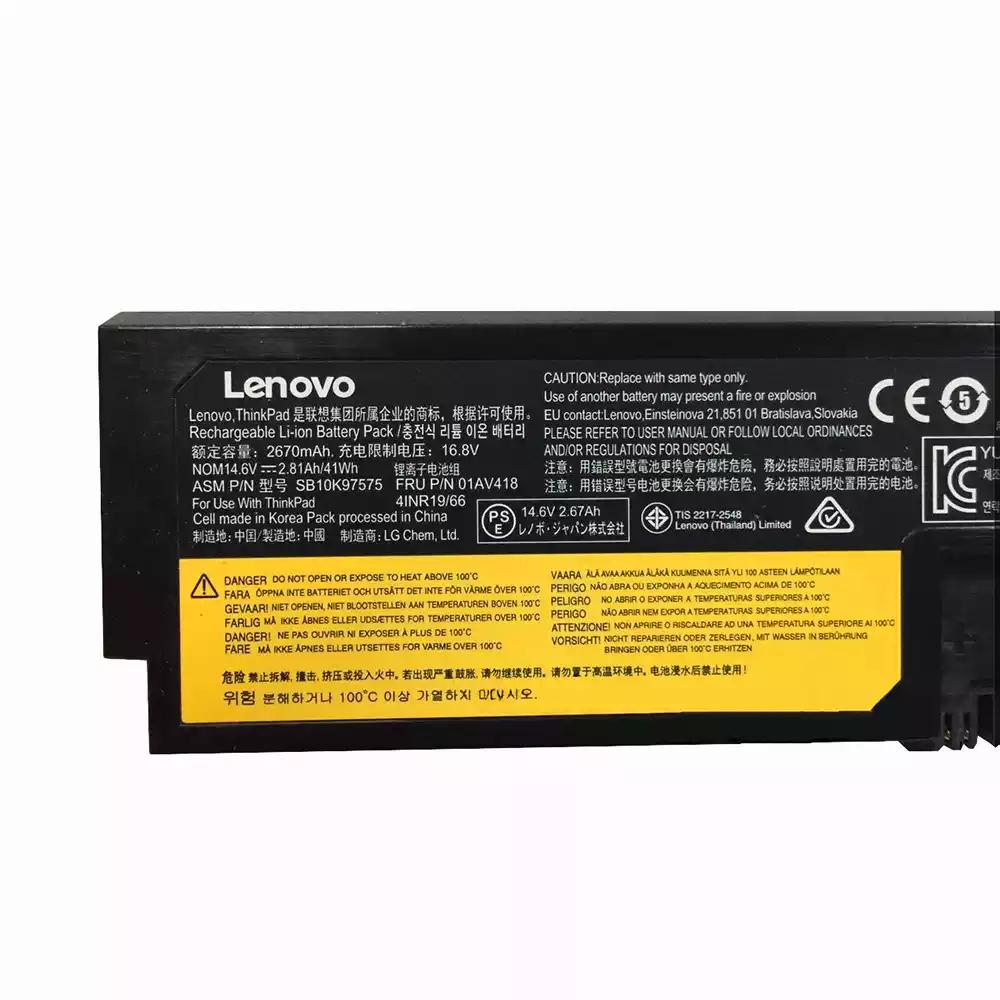 Original 2800mAh 41Wh Bateria Lenovo ThinkPad E570 20H5006VGE