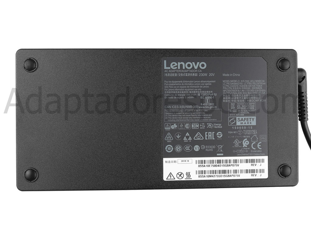 230W Slim Adaptador AC Carregador Lenovo IdeaPad Y900-17ISK + Cabo