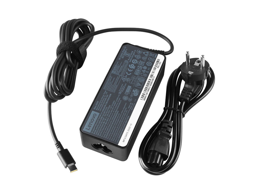 Original Carregador Lenovo 01FR024 3.25A USB-C 65W AC Adaptador