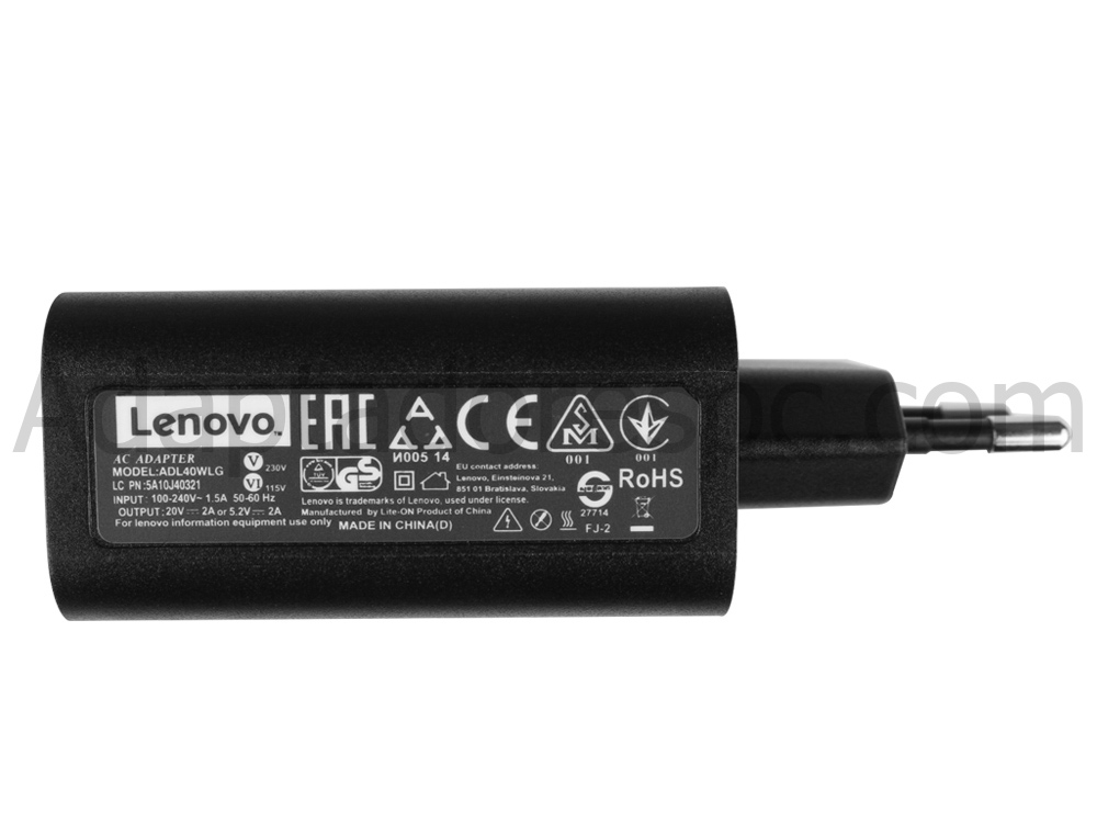 40W Original Adaptador AC Carregador Lenovo Yoga 3 1170 80J8 + Cabo