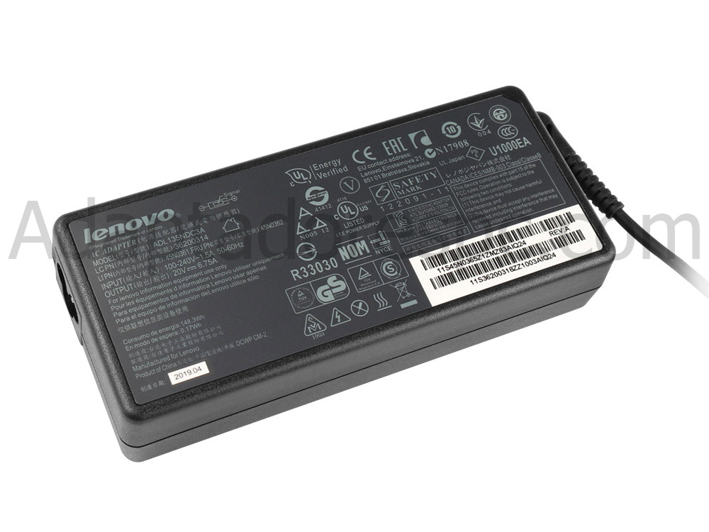 Original 135W Lenovo Legion Y7000 2019 1050 81V4 AC Adaptador Carregador