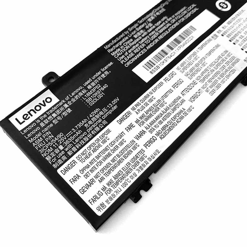 Bateria Lenovo 02DL000 Lenovo 02DL002 3735mAh 42Wh 3-Células