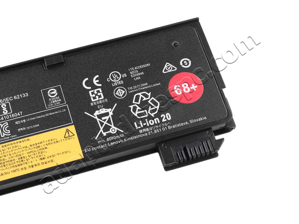 Original Bateria Lenovo ThinkPad T460 20FNA026CD 6600mAh 72Wh