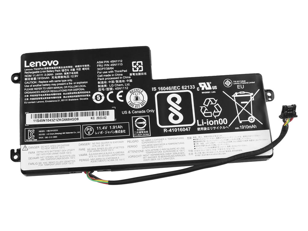 24Whr Bateria Lenovo ThinkPad T450s