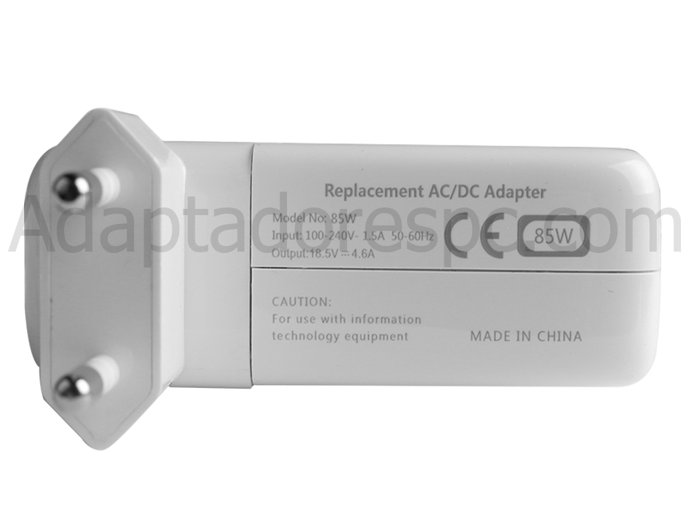 85W Adaptador AC Carregador MacBook Pro 15 Mediados de 2010 Magsafe 1