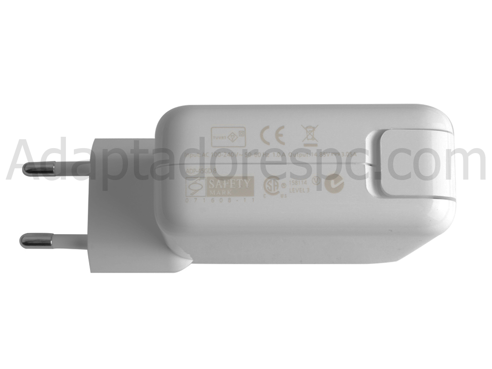 45W Adaptador AC Carregador Apple MacBook Air 13 Principios de 2015 Magsafe 2