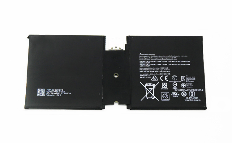 Original Bateria Microsoft DYNU01 Microsoft G16TA047H 3500mAh 26.81Wh 2-Células  Clique na imagem para fechar