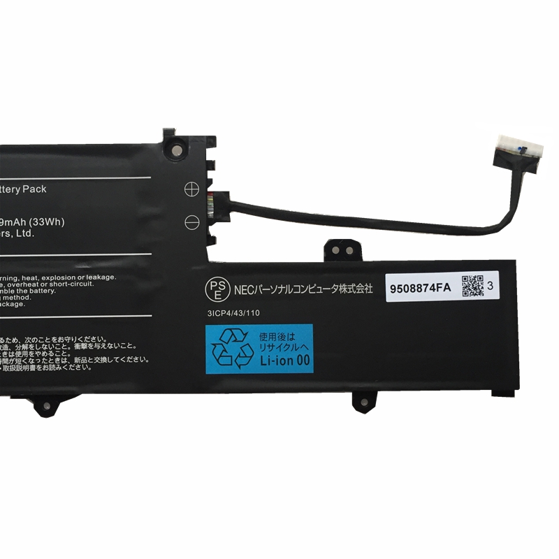 Novo NEC GN10R7/9A PC-GN10R79GA 3166mAh 33Wh 3-Células bateria para computador portátil