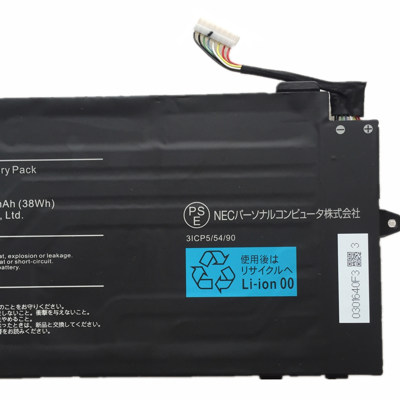 Novo NEC 3ICP5/54/90 NEC PC-VP-BP144 3361mAh 38Wh 2-Células bateria para computador portátil