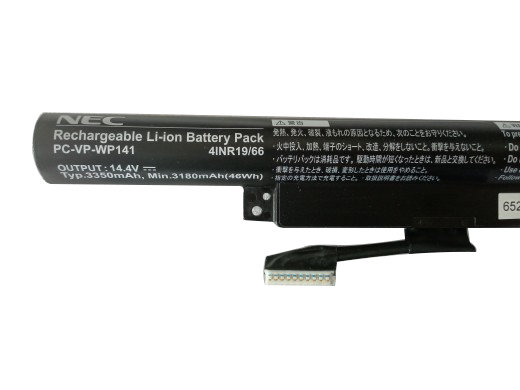 Novo NEC 4INR19/66 NEC PC-VP-WP141 3180mAh 46Wh 4-Células bateria para computador portátil