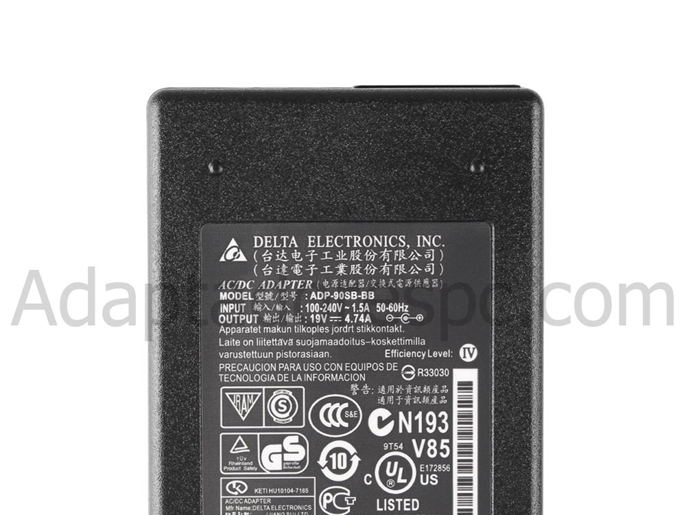 90W Packard Bell EasyNote BG45-U-039IT AC Adaptador Carregador