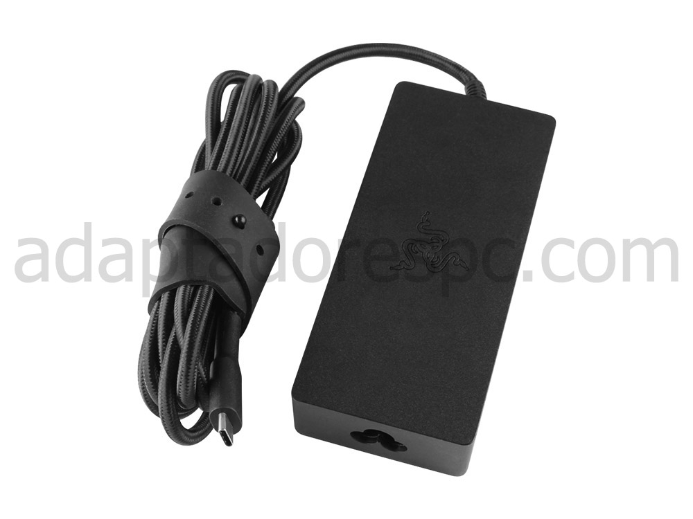 Original 100W USB-C Razer Blade 16"(2023) RZ09-0483S Adaptador AC Carregador + Cabo