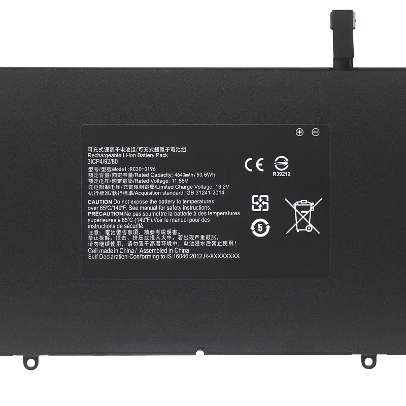 Original Bateria Razer Blade Stealth RZ09-01962G52-R3G1 4640mAh 53.6Wh