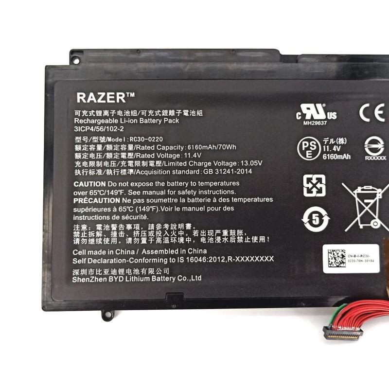 Original Bateria Razer 3ICP4/56/102-2 6160mAh 70Wh