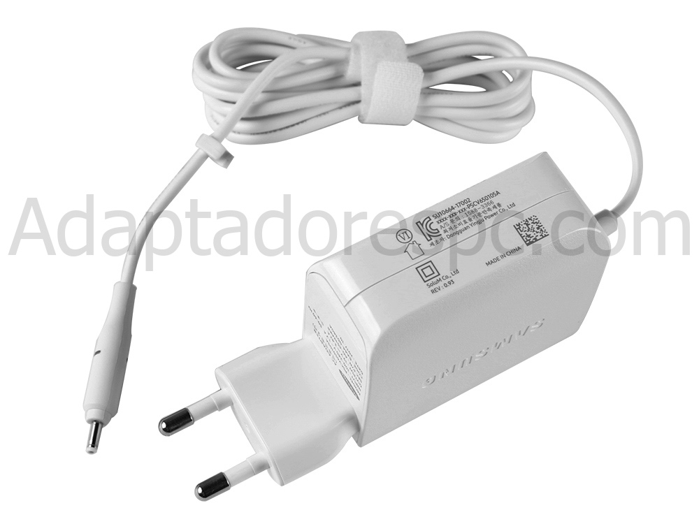 65W Samsung NP930XCJ NP930XCJ-K01US AC Adaptador Carregador