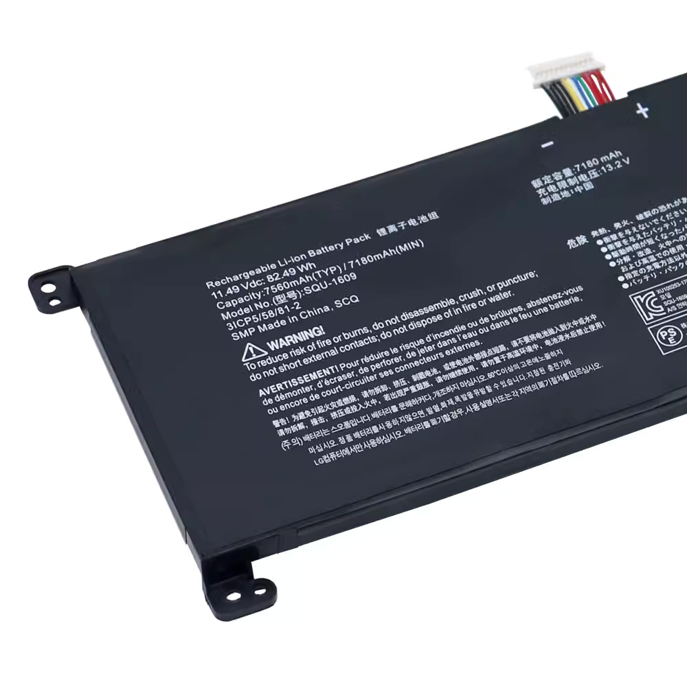 Bateria Hasee SQU-1710 SQU-1714 7180mAh 82.49Wh