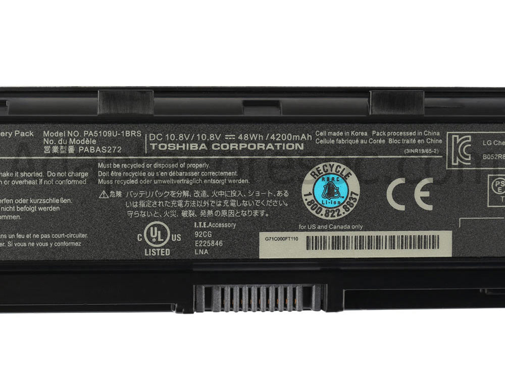 48Whr Original Bateria Toshiba Satellite C70-B-30U C70-B-328