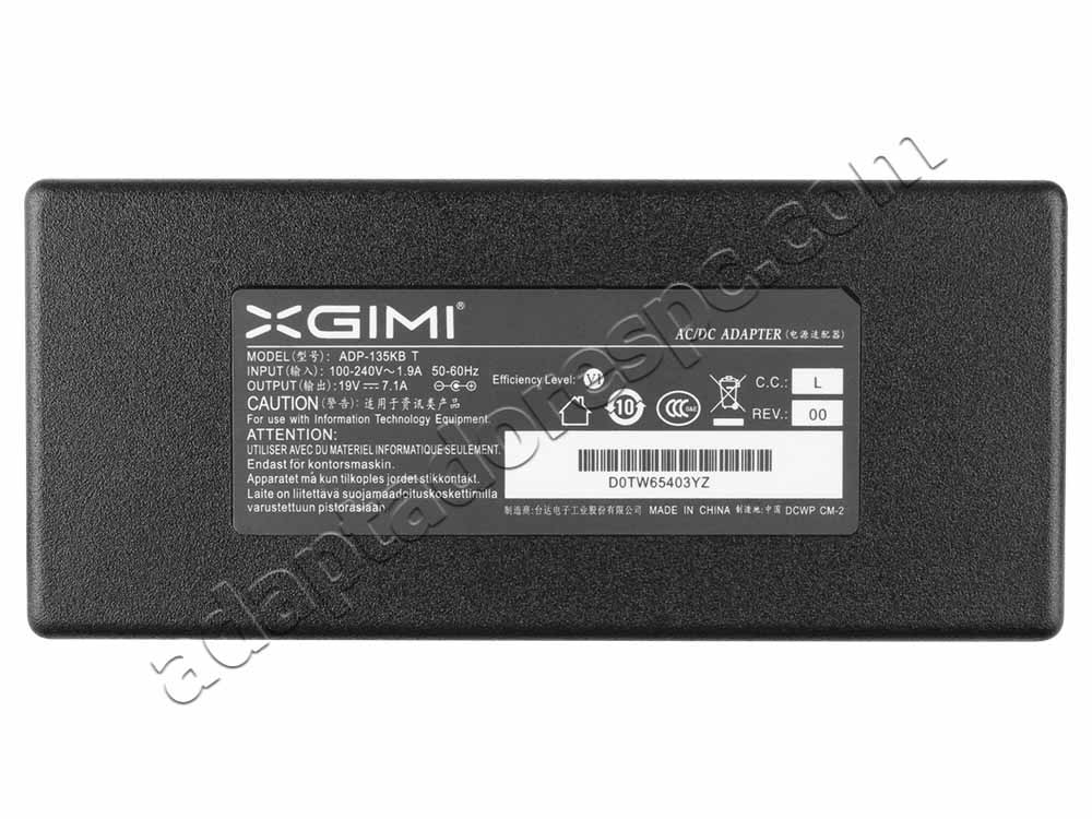 Original 135W XGIMI Projector XF09G XF10G XGAL01 Adaptador AC Carregador + Cabo