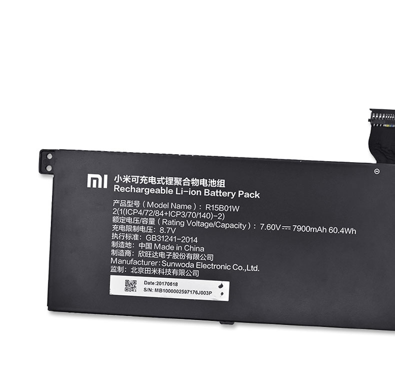 Original Bateria Xiaomi MI Pro 15.6 i7 8550U/8GB/128GB 1TB 7900mAh 60.04Wh